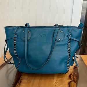 Coach whipstitch tote